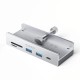 Orico MH5PC Hub Clamp-Mounted USB-C / 2x USB-A 3.2 + 1x USB-C 3.2 + 1x SD&TF - Silver
