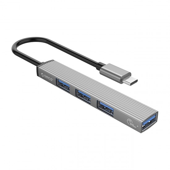 Orico AH-13 USB-C Hub Docking Station 1x USB-A 3.0 + 3x USB-A 2.0 - Gray