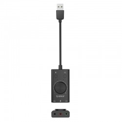 Orico SC2 External Multifunction Sound Card with USB-A - Black