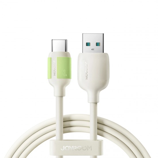 Joyroom S-A53 3A USB-A - USB-C Cable with Fluorescent Tip 1.2m - Beige