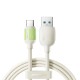 Joyroom S-A53 3A USB-A - USB-C Cable with Fluorescent Tip 1.2m - Beige