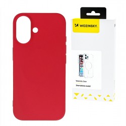 Wozinsky Silicone Case flexible silicone for Samsung Galaxy S25 Ultra - red