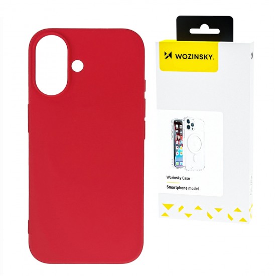 Wozinsky Silicone Case flexible silicone for Samsung Galaxy S25 Ultra - red