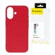 Liquid Silicone Case MagSafe for Samsung Galaxy S25 - Red