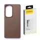 Wozinsky Carbon Fiber Case with MagSafe for Samsung Galaxy S25 - Brown