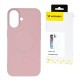 Wozinsky Liquid Silicone Case MagSafe Samsung Galaxy S24 FE Light pink