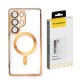 Wozinsky Electroplated Magsafe Case for Samsung Galaxy S24 FE - Gold