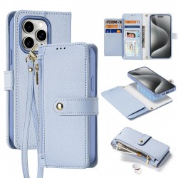 Dux Ducis Lawa Leather Case for iPhone 15 Pro - Blue