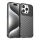 Thunder Case for iPhone 16e / 17e silicone armor cover - black