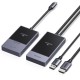 HDMI Transmitter Ugreen CM737 Wireless Transmitter and Receiver - Black and Silver