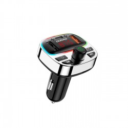 Dudao R2PRO+ Transmitter with PD25W Bluetooth 5.3 RGB Charging Ports - Black and Silver