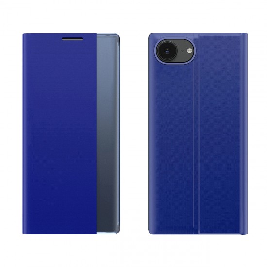 New Sleep Case with a flap and stand for iPhone 16e / 17e - blue