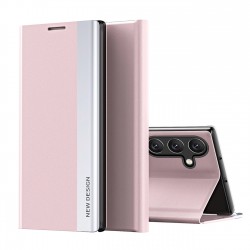 Sleep Case Pro for Samsung Galaxy S25 Edge with Flip and Stand - Pink