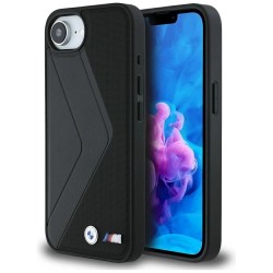 BMW Oversized Stripes MagSafe case for iPhone 16e - black