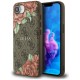 Guess 4G Flowers Print MagSafe case for iPhone 16e - brown