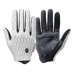 Rockbros sports gloves full spring-summer size M - white and black