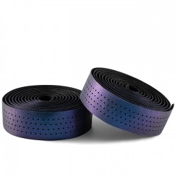 Rockbros Handlebar Tape Perforated Silicone with Chameleon Effect - Purple