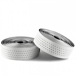 Rockbros Perforated Silicone Handlebar Tape - White