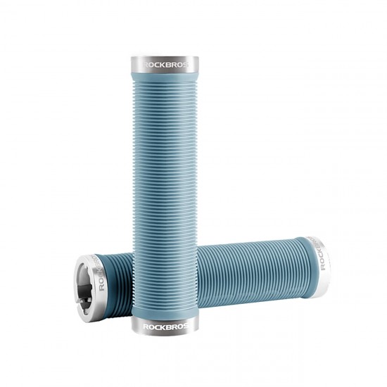 Rockbros Bike Grips Anti-Slip Twist Grips - Blue