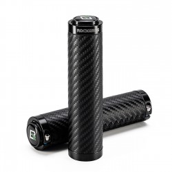 Rockbros Bike Grips Twisted Straight Anti-Slip Grips - Black