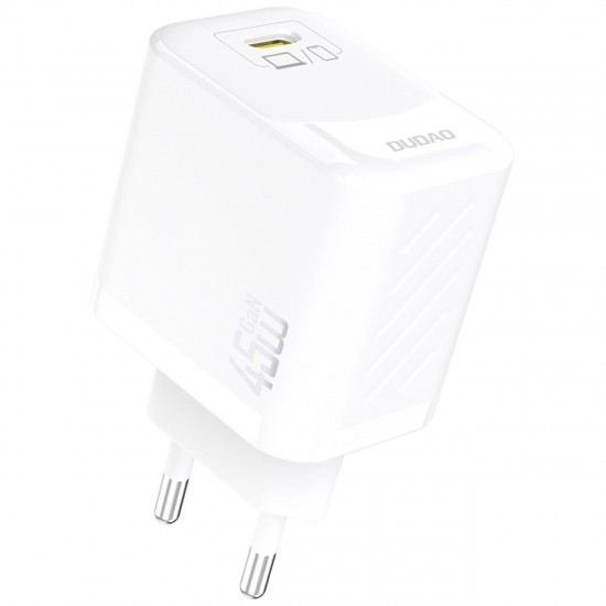 Dudao A28 45W GaN USB-C Wall Charger - White