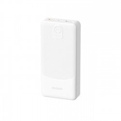Powerbank Dudao K10 10000mAh 2.4A 2 x USB-A - white