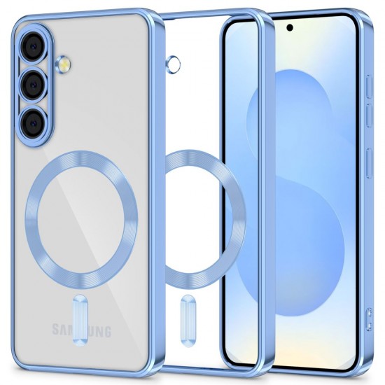 Tech-Protect MagFlex MagSafe Case for Samsung Galaxy S25 - Clear Blue