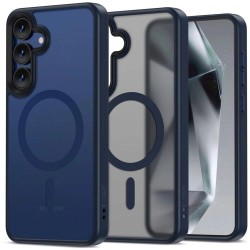 Tech-Protect MagMat MagSafe Case for Samsung Galaxy S25 - Clear Blue