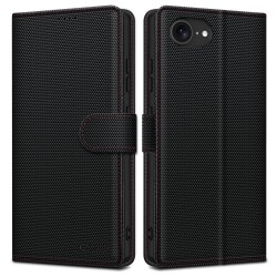 Tech-Protect Wallet Case for iPhone 16e / 17e - Black