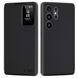 Tech-Protect Smart Wallet Case for Samsung Galaxy S25 Ultra - Matte Black