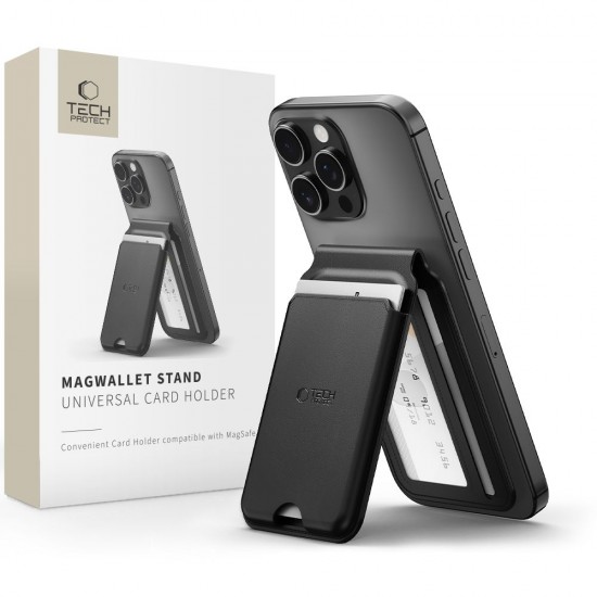 Tech-Protect MagWallet Stand MagSafe Universal Case - Black