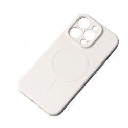 Silicone Case with MagSafe for iPhone 16e / 17e - Beige