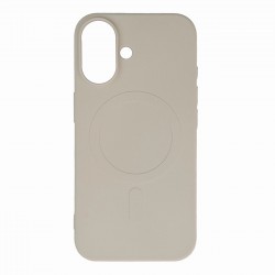 Liquid Silicone Case with MagSafe for Samsung Galaxy S25 Edge - Beige