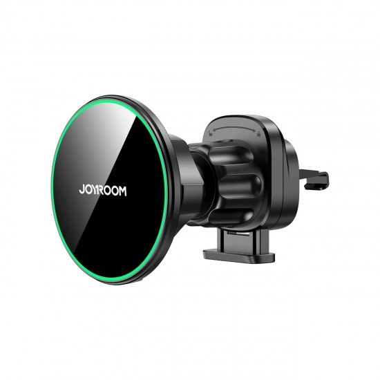 Joyroom JR-ZS412 holder with Qi2 15W charger, car, for air vent - black