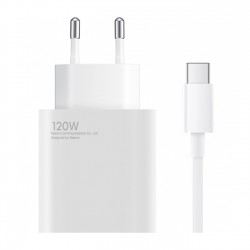 Xiaomi BHR9462EU 120W 6A USB-A Wall Charger with USB-C Cable - White