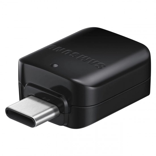 Samsung EE-UN930 USB-A to USB-C OTG Adapter (Bulk - Replacement Packaging) - Black