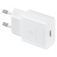 Samsung EP-T1510EWE 15W USB-C Wall Charger (OOB Bulk - Replacement Packaging) - White
