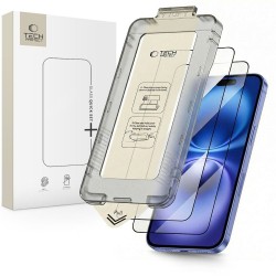 Tech-Protect Quick Set+ Tempered Glass 2-pack for iPhone 15 / 16