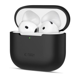 Tech-Protect Silicone Case for Apple AirPods 4 - Black