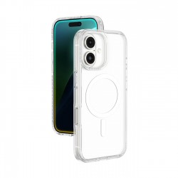 AmazingThing Titan Pro Mag Case with Magnetic Ring for iPhone 16 - Transparent