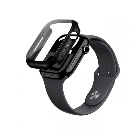 AmazingThing Radix Glass Case for Apple Watch 46mm – Black