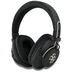 Guess ENC Metal 4G Logo Over-Ear Headphones - Black