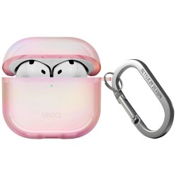 Uniq Iridescia AirPods 4 Hang Case - Holo Pink