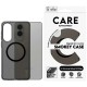 CARE by PanzerGlass Flagship Urban Combat Black QI Case for Samsung Galaxy S25 Edge - Semi-transparent