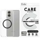 CARE by PanzerGlass Flagship Urban Combat Black QI Case for Samsung Galaxy S25 Edge - Transparent