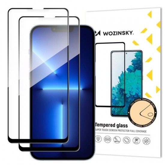 Wozinsky Full Glue Tempered Glass for Xiaomi Redmi Note 14 5G / Note 14 4G, 2-pack