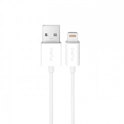 Puro TPE 12W USB-A - Lightning Cable 2m - White