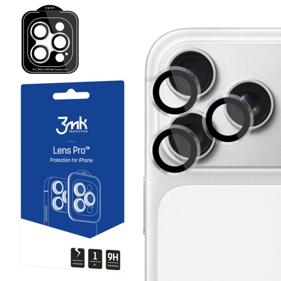 3mk Lens Protection Pro Camera Lens Glass for Apple iPhone 17 Pro /17 Pro Max - Clear