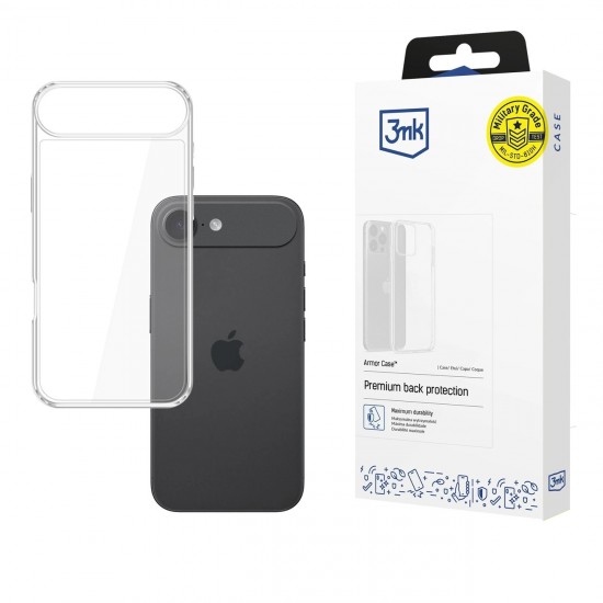 3mk Armor Case for Apple iPhone 17 Air - Transparent