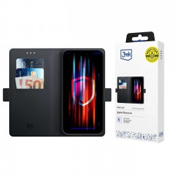 3mk Wallet Case for iPhone 17 - Black